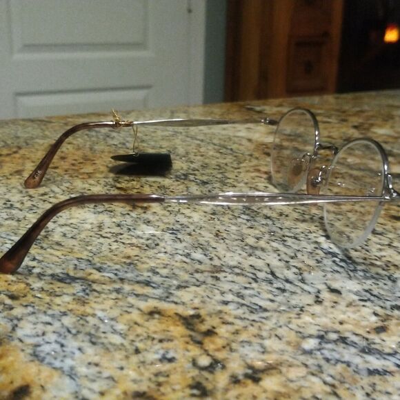 SANTA BARBARA POLO SB109 50 21 140 Gold Half Rim Frames Eyeglasses New - Picture 5 of 11